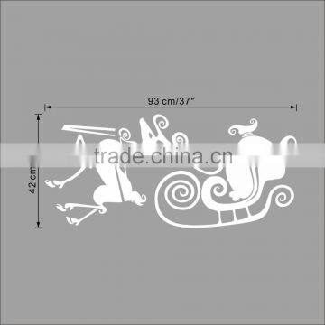 ALFOREVER Christmas Santa's Sleigh Decal - Christmas Decal photo-5