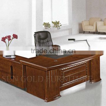 Classice MDF faced veneer lacquer executive desk (SZ-OD505)