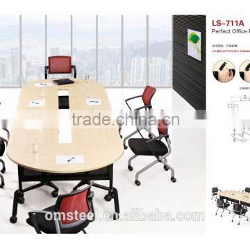 China Manufacturer Office Furniture Steel Metal Table for Training photo-3