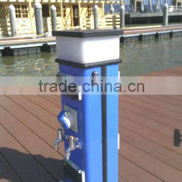 marina dock power service pedestal