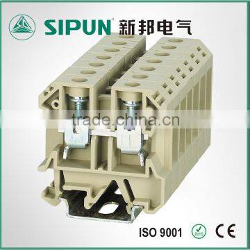 SEK-10 brass screw din rail terminal block