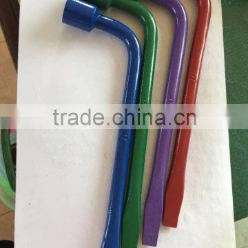 L shape wheel wrench for car