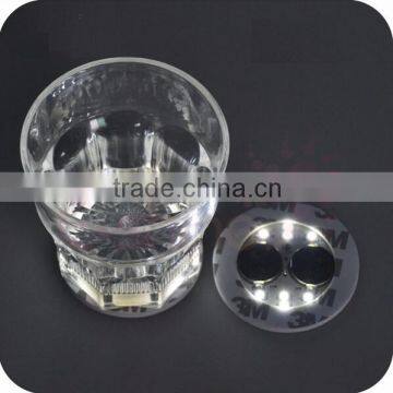 Bottle Bottom Light sticker Crystal bottle bottom vase led sticker base light with wireless controlled