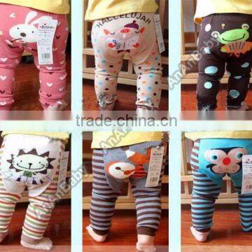 Cartoon Printed Baby Pants Legs Toddler Warmer Tights