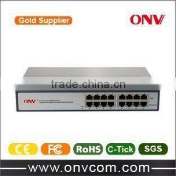 48V POE network switch 8 port Power Over Ethernet POE injector((ONV-PSE3108)