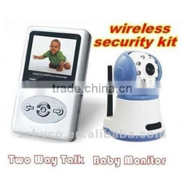 2.4ghz wireless two way audio portable baby monitor