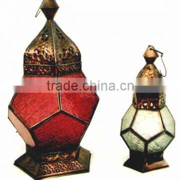 Brass Candle Lantern BCL-139