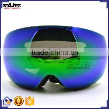 BJ-MG-018A High Quality Layer Foam Double Lens Transparent Dex Snow Goggles