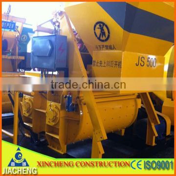 Anti slip energy saving JS500 mixing machine price for cement used for sale