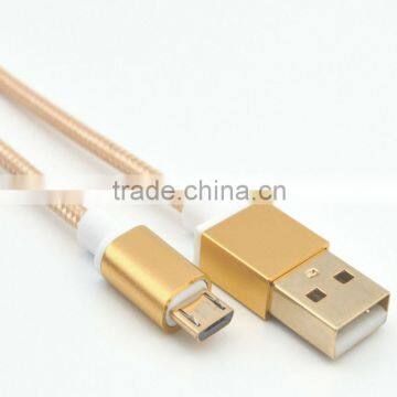 Samsung S6 Micro USB Cable 5pin Metal Cable USB 2.0 Charger