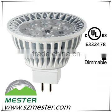 led mr16 5w dimmable, UL approved smd Spotlight 12v mr16 led dimmable