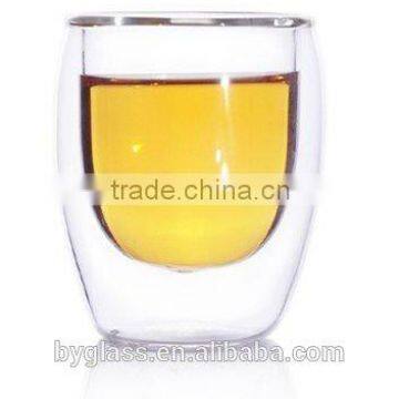 450ml clear glass wine cup