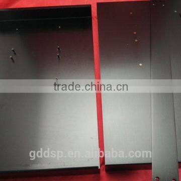 High Precision Black Anodized Aluminum Metal Boxes With Hinged Lids photo-2