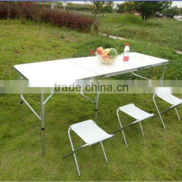 6 feet portable 3 folding table for outdoor use