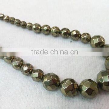 Competitive price of golden pyrite for necklace factory made