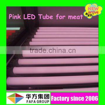 Hot selling pink 18w led ah tube 8 1.2m with ce rohs ul