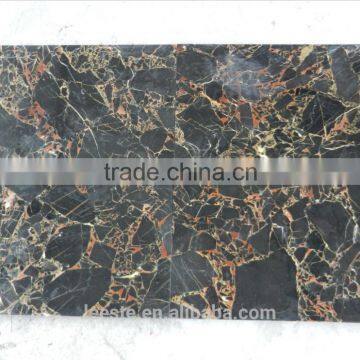 China Luxury Black Golden Marbles Hot Selling photo-4