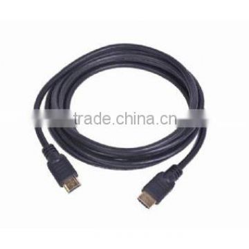 HDMI Cable male-male black with gold-plated connectors 3 m