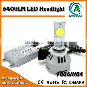9006 led car headlight 6400LM CREE 80W