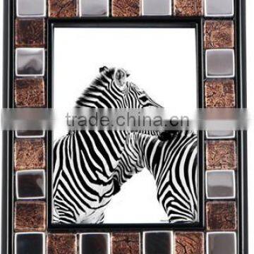 2015 Customized hand made Black Wood Picture Frame/ wooden photo frame