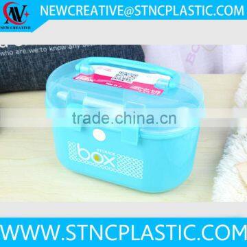 Useful Plastic Adjustable ROUGH TOTE CLIPPY BOX CRAFT STATIONARY CONTAINER