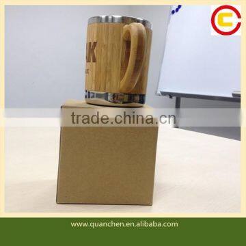 Custom Logo Elegant Bamboo Cup