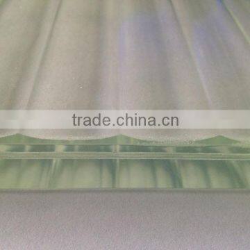 Low Iron flute Laminated glass