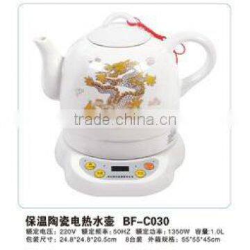 Keep-warm ceramic electric kettle