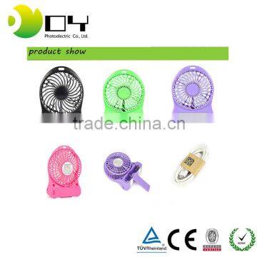 High quality plastic led light usb mini fan small table fan desk fan usb fan