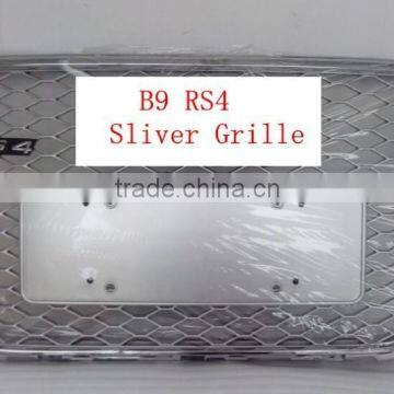 A4 change to B9 RS4 for audi all silver grille 2013 year