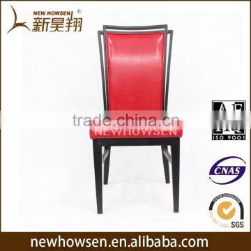 Imitation wood red dinning chair wedding chairs for sale