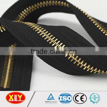 Zipper Factory Wholesale Metal Brass Zipper Roll for Dress