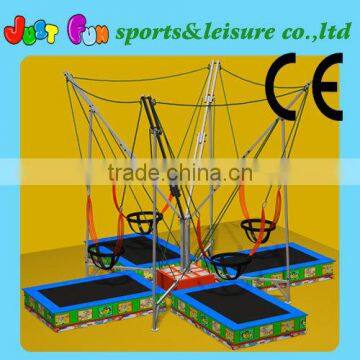 hot sale 4 beds bungee cord trampoline for children and adults