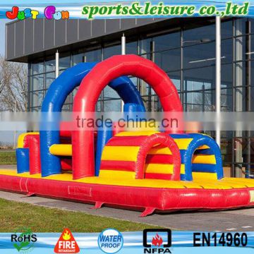 Mini children cheap inflatable obstacles course equipment