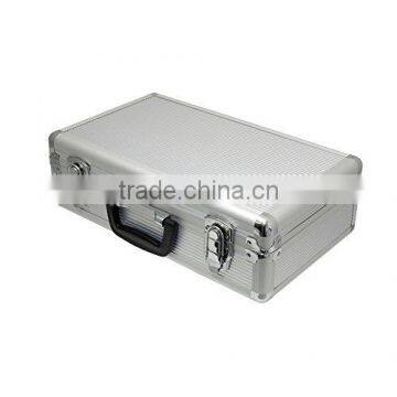 Aluminium Flight Case Microphone Camera Silver 400x240x125mm Foam Insert photo-3
