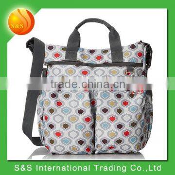 2015 new arrival multi-function full printing baby diaper bag