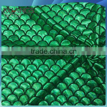 Waterproof Fish Scale Spandex Fabric for sale