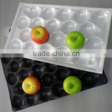 pp pvc ps pe fruit trays, colorful fruit plate