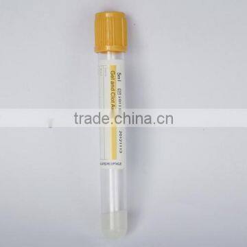 Separation Gel Vacuum Blood Collection Tube (high Quality Vacutainer)
