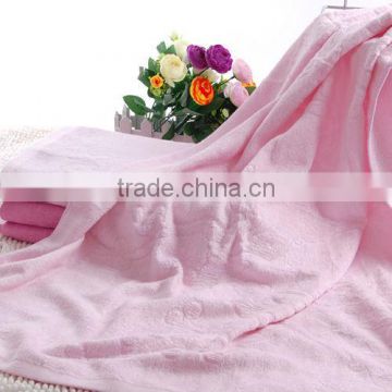 Superior absorbency bamboo jacquard bamboo hotel towel