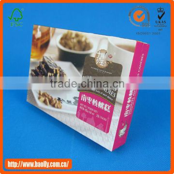 Hot sale foldable custom printing paper boxes of cake