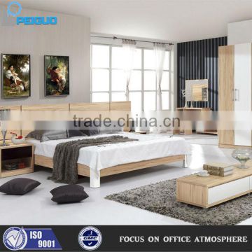 Modern Peiguo bedroom furniture, wood bed, hotel furniture, PG-D18C