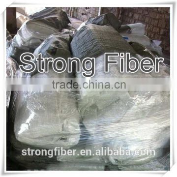 small roller of fiberglass chopped strand mat