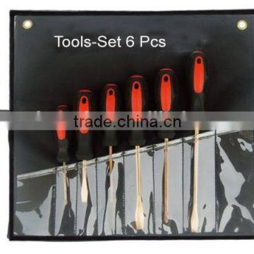 Non Sparking Screwdrivers Sets-6 pcs; non magnetic; FM; GS; UKAS; ATEX Certificate