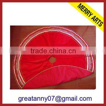 Alibaba china factory promotion christmas tree skirt homemade christmas tree skirt decorations