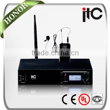 ITC T-531B 1 Channel UHF Professional Teaching Wireless Microphone with LCD