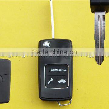 2 Buttons Modified Remote Flip Key Blank Shell for Chevrolet Epica with left blade