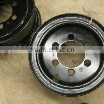 7.0-15'' steel wheels with tire 28x9-15, wheels for forklift truck