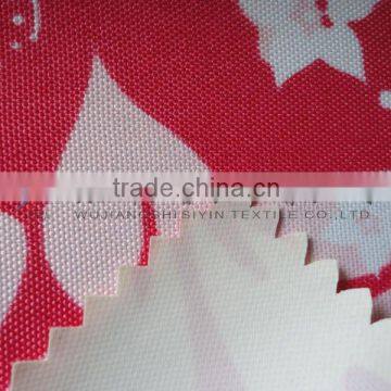 600D DTY Printed Oxford PVC coated Fabric