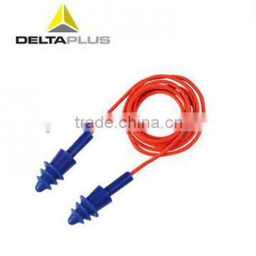 Deltaplus reuseable silicone ear plugs with nylon cord